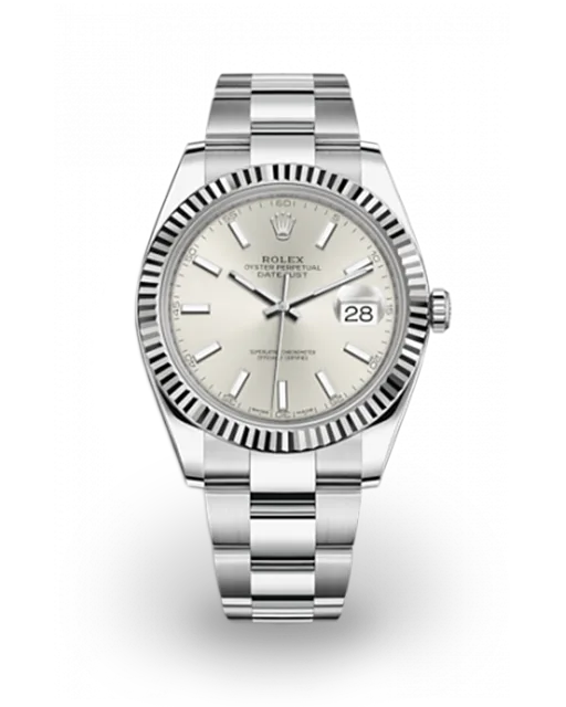 Rolex Datejust 41 Steel / Fluted / Silver / Oyster 126334-0003  Model Image