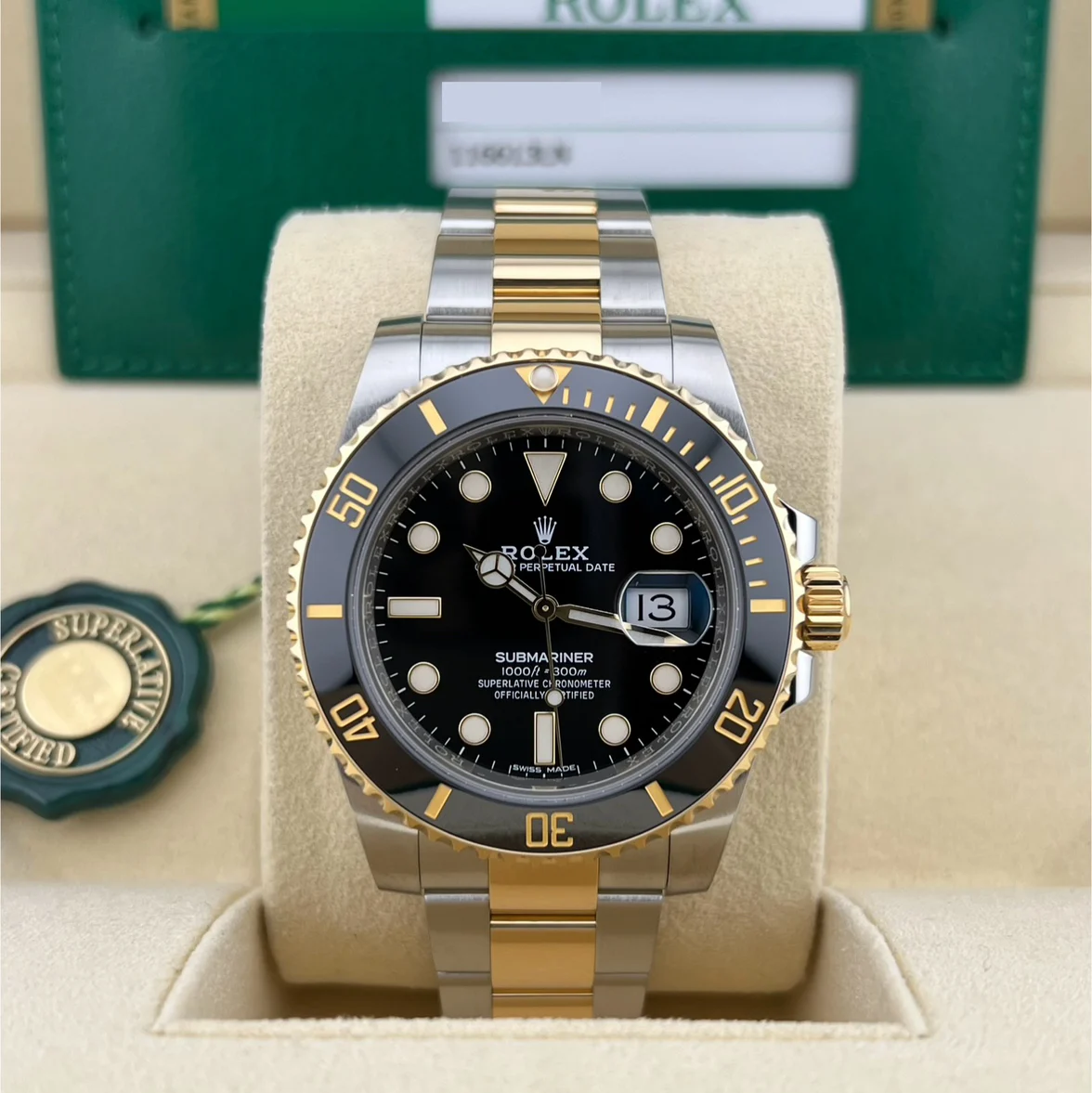 2017 Rolex Submariner Date Two-Tone / Ceramic / Black 116613LN-0001 Listing Image 3