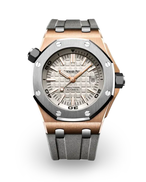 Audemars Piguet  Royal Oak Offshore Diver 42 Rose Gold / Titanium / Silver / Rubber - Limited to 500 Pieces 15711OI.OO.A006CA.01  Model Image