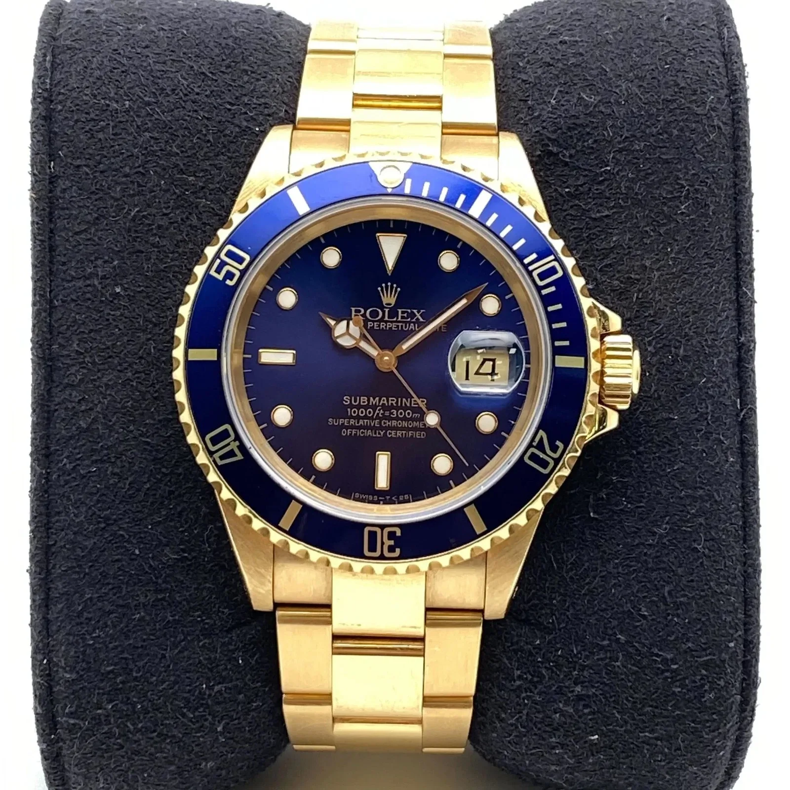 Rolex Submariner Date / Blue / Tritium 16618