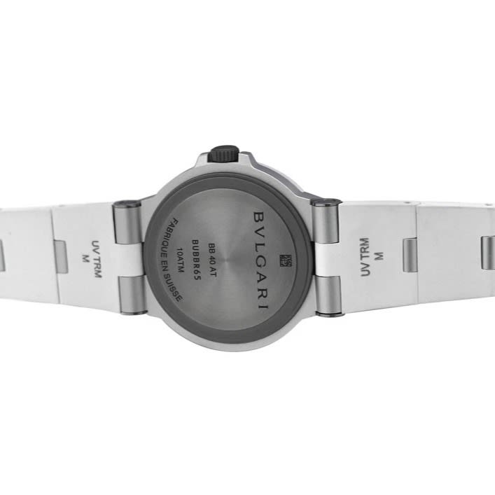 Bvlgari Aluminium 40 Aluminum / Rubber / White / Arabic / Strap