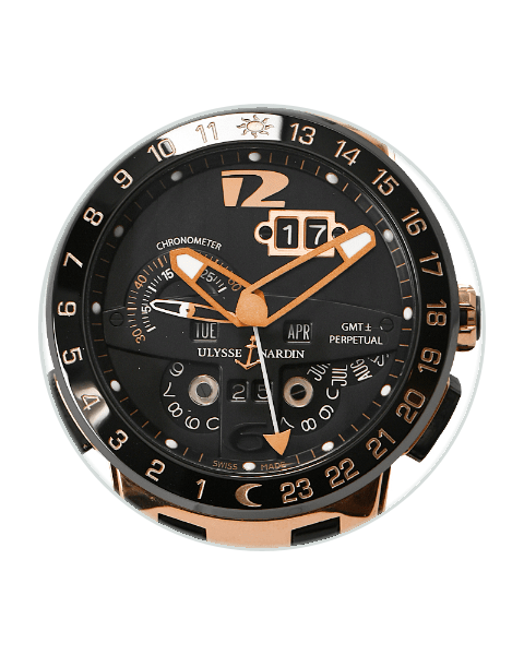 Ulysse Nardin El Toro Perpetual GMT 43 Two-Tone Ceramic Black
