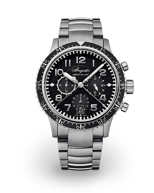 Breguet Type XXI Transatlantique 42.5 Titanium / Black / Arabic / Bracelet 3810TI/H2/TZ9  Model Image