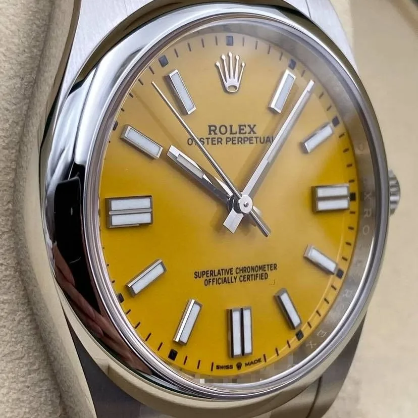 2022 Rolex Oyster Perpetual 41 Yellow 124300-0004 Listing Image 3