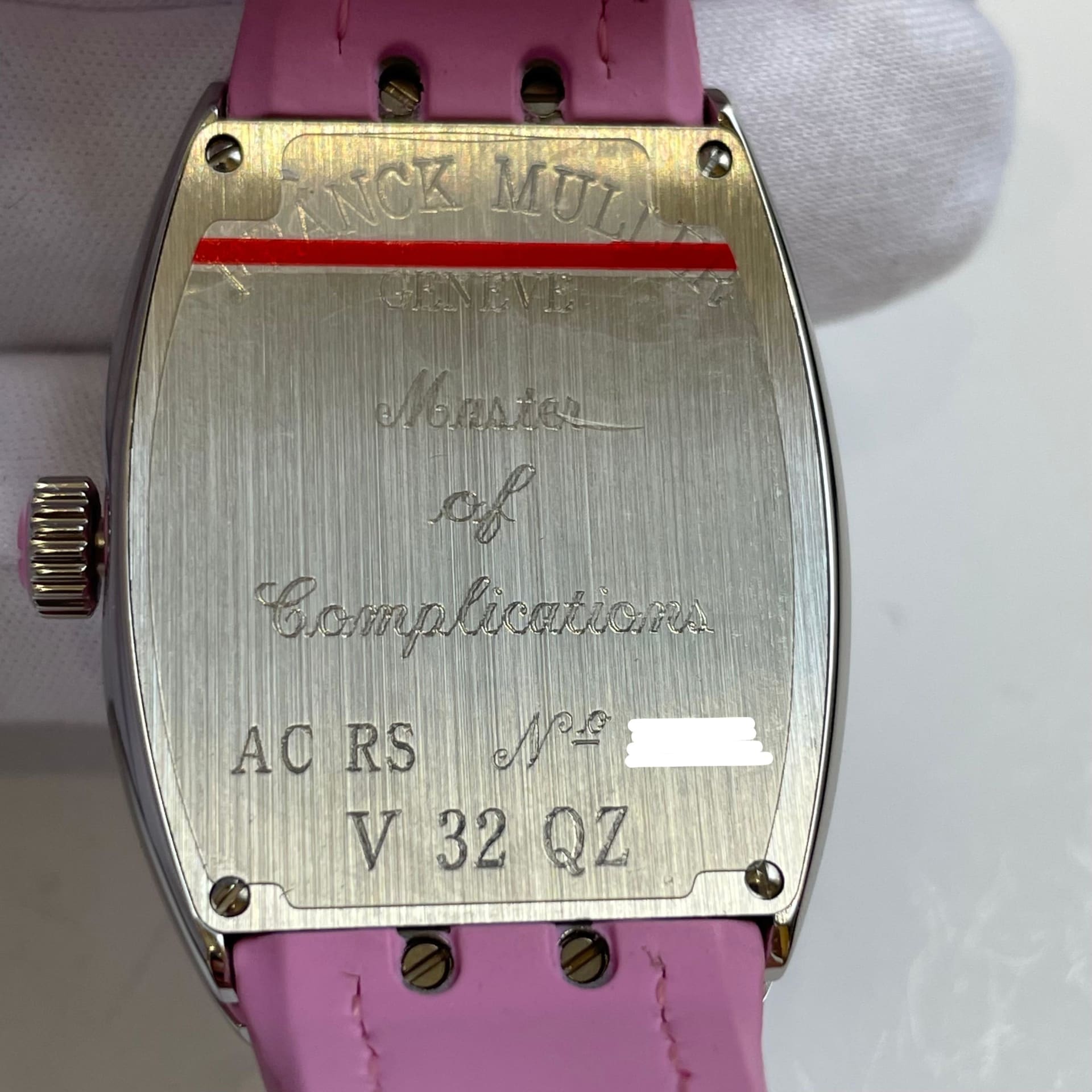 Franck Muller Vanguard Lady Quartz 32 / Silver / Pink V32 QZ AC.RS 