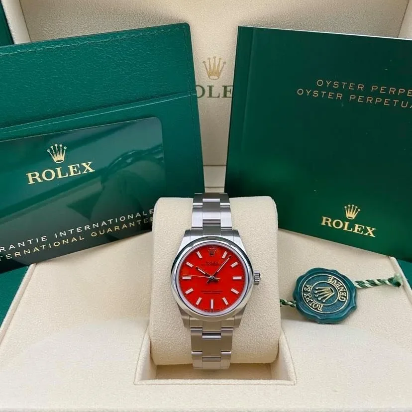 2021 Rolex Oyster Perpetual 31 Coral Red 277200-0008 Listing Image 4