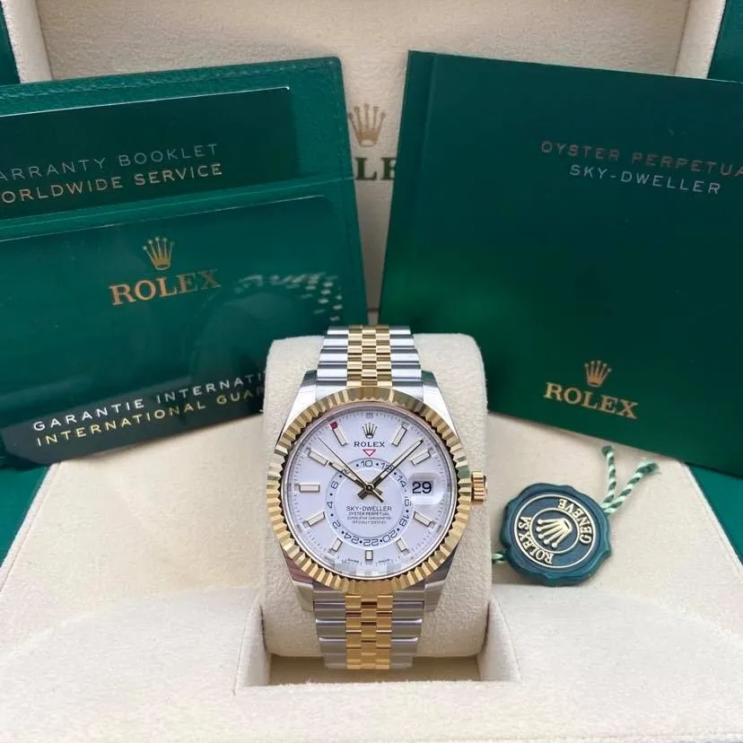 2022 Rolex Sky-Dweller Two-Tone / White / Jubilee 326933-0010 Listing Image 5