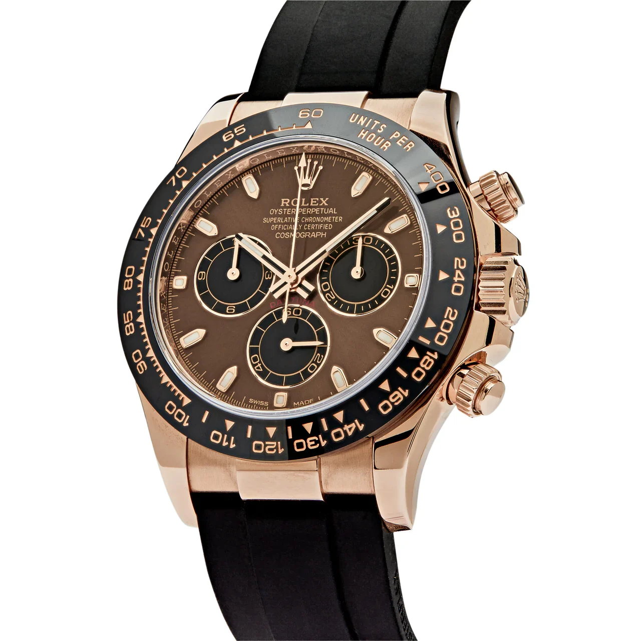 2021 Rolex Daytona Rose Gold / Ceramic / Chocolate / Oysterflex 116515LN-0041 Listing Image 2