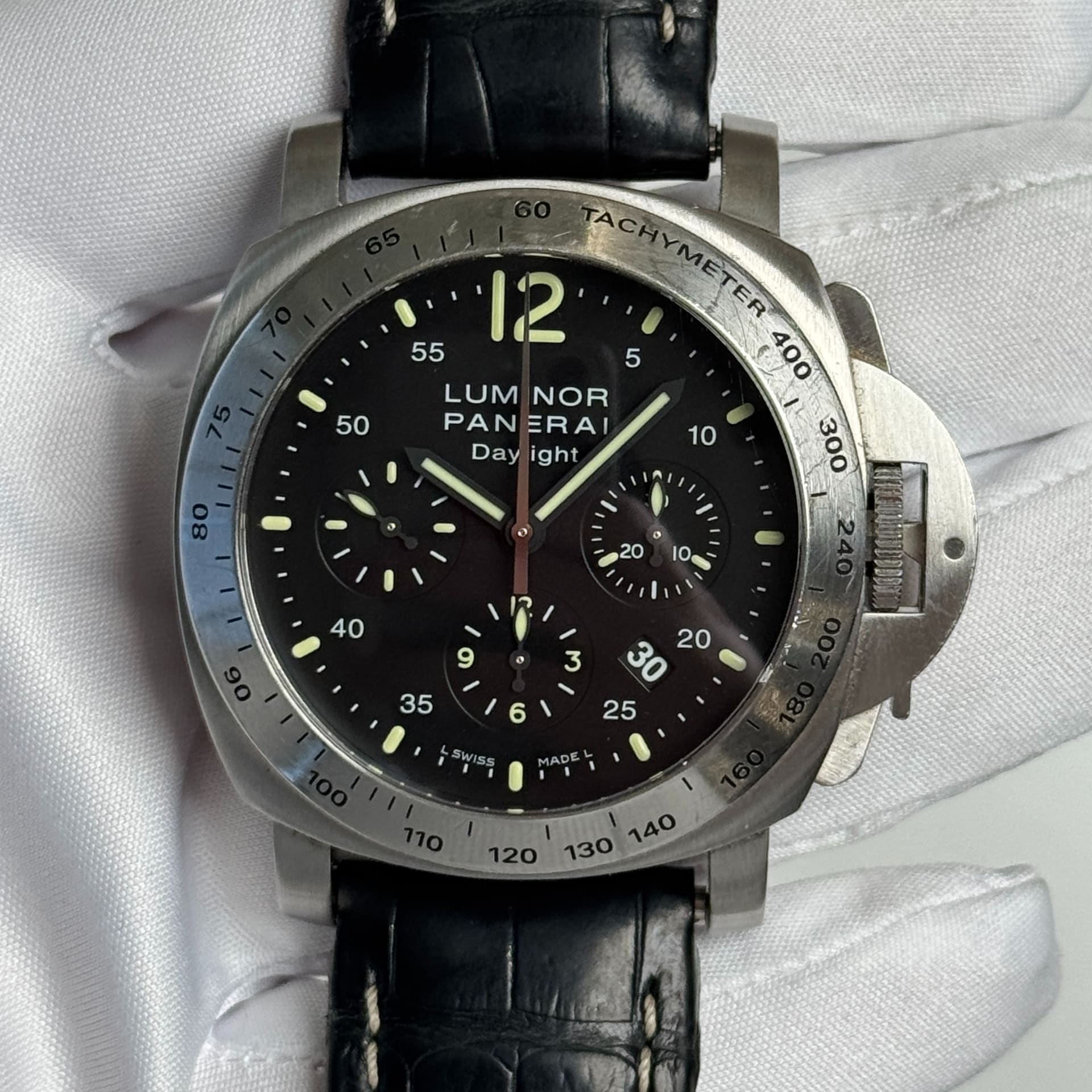 Panerai Luminor Chrono Daylight Black II PAM00250 Watches