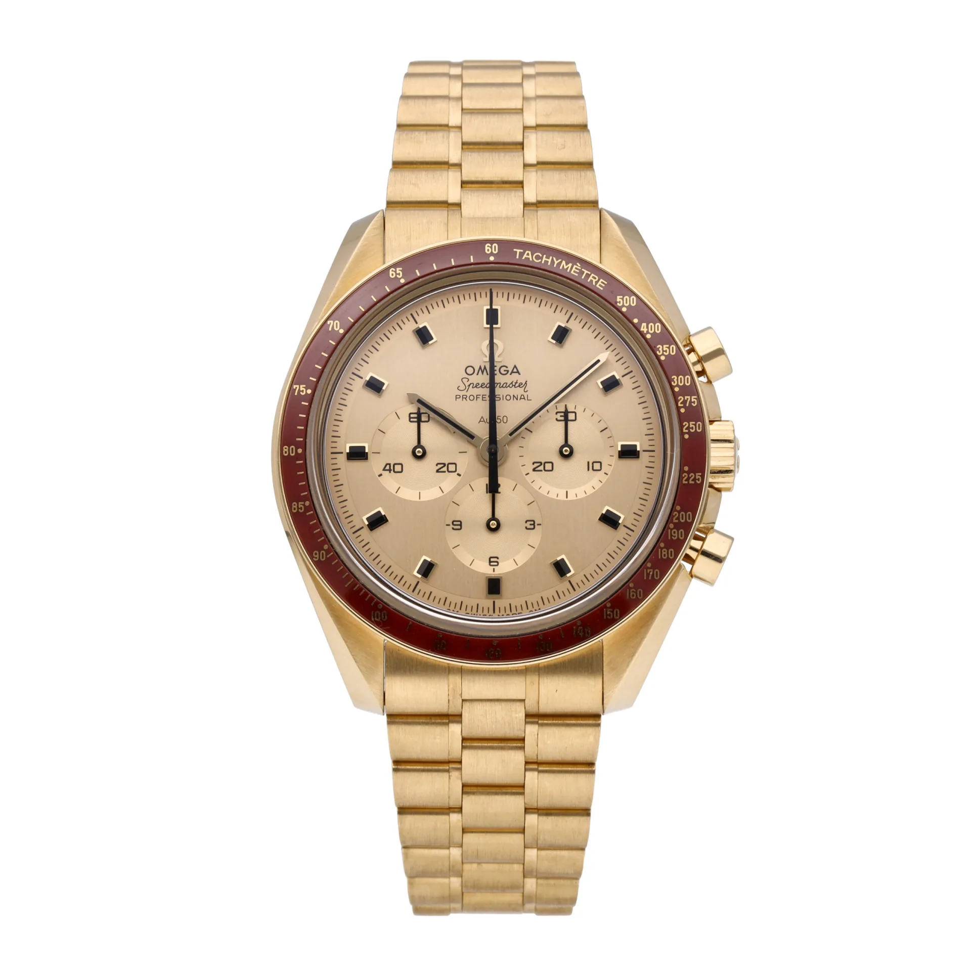 Omega Speedmaster Professional Moonwatch Apollo 11 50 Anniversary Moonshine Gold 310.60.42.50.99.001