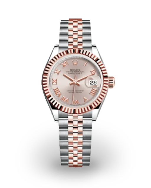 Rolex Lady-Datejust 28 Two-Tone / Fluted / Sundust / Roman / Jubilee 279171-0005  Model Image