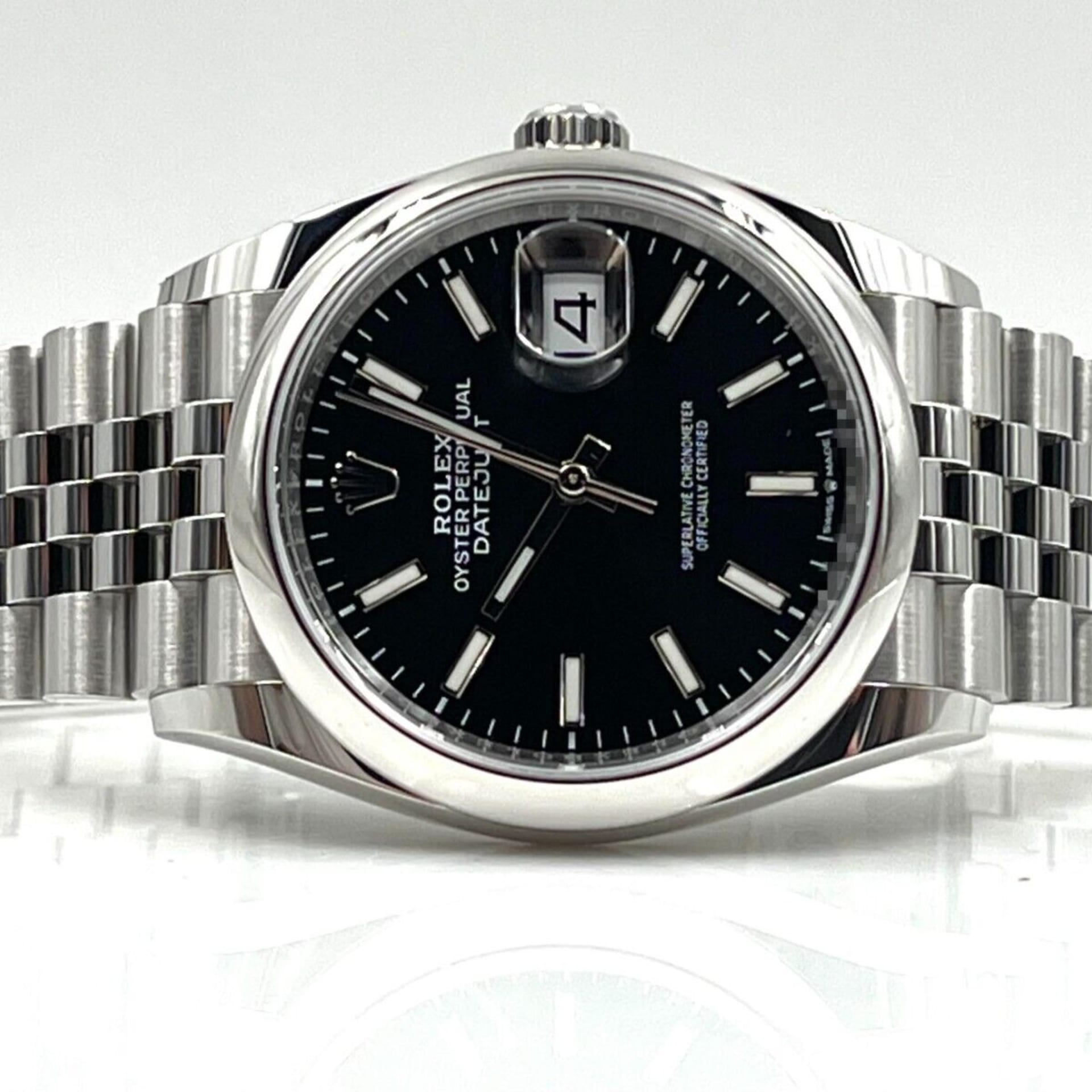 Rolex Datejust 36 Smooth / Black / Jubilee 126200-0003