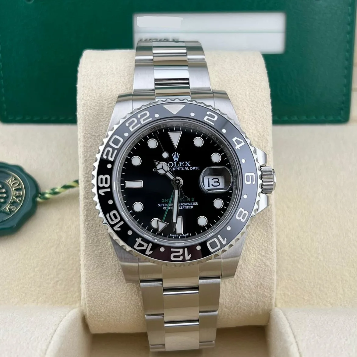 Auction: 2018 Rolex GMT-Master II Black 116710LN-0001 Watch