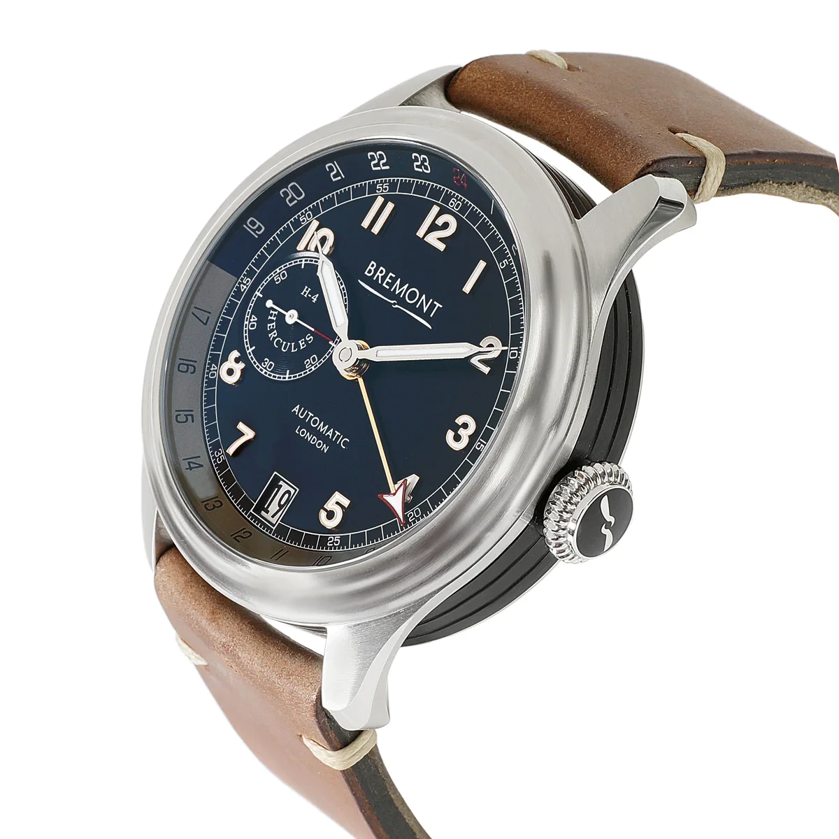 Bremont H-4 Hercules 43 Steel / Black / Arabic / Strap - Limited to 300 Pieces H-4 Listing Image 2