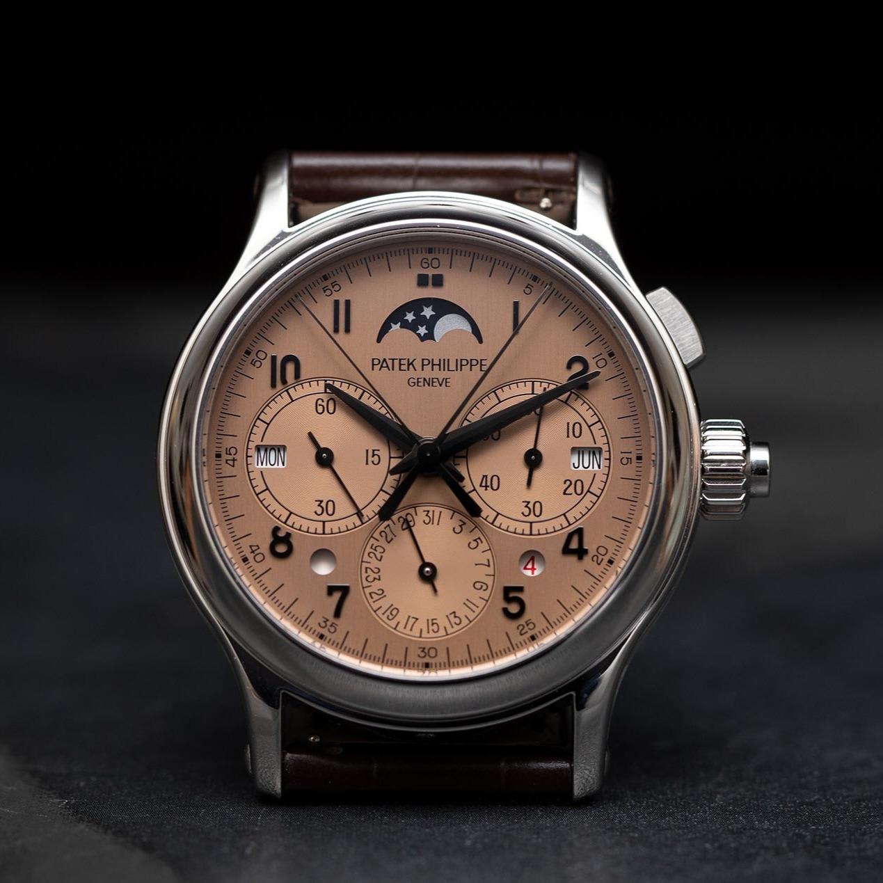 Salmon Dial Patek Philippe 5372p Price Patek Philippe Perpetual Calendar  Monopusher Split-Seconds