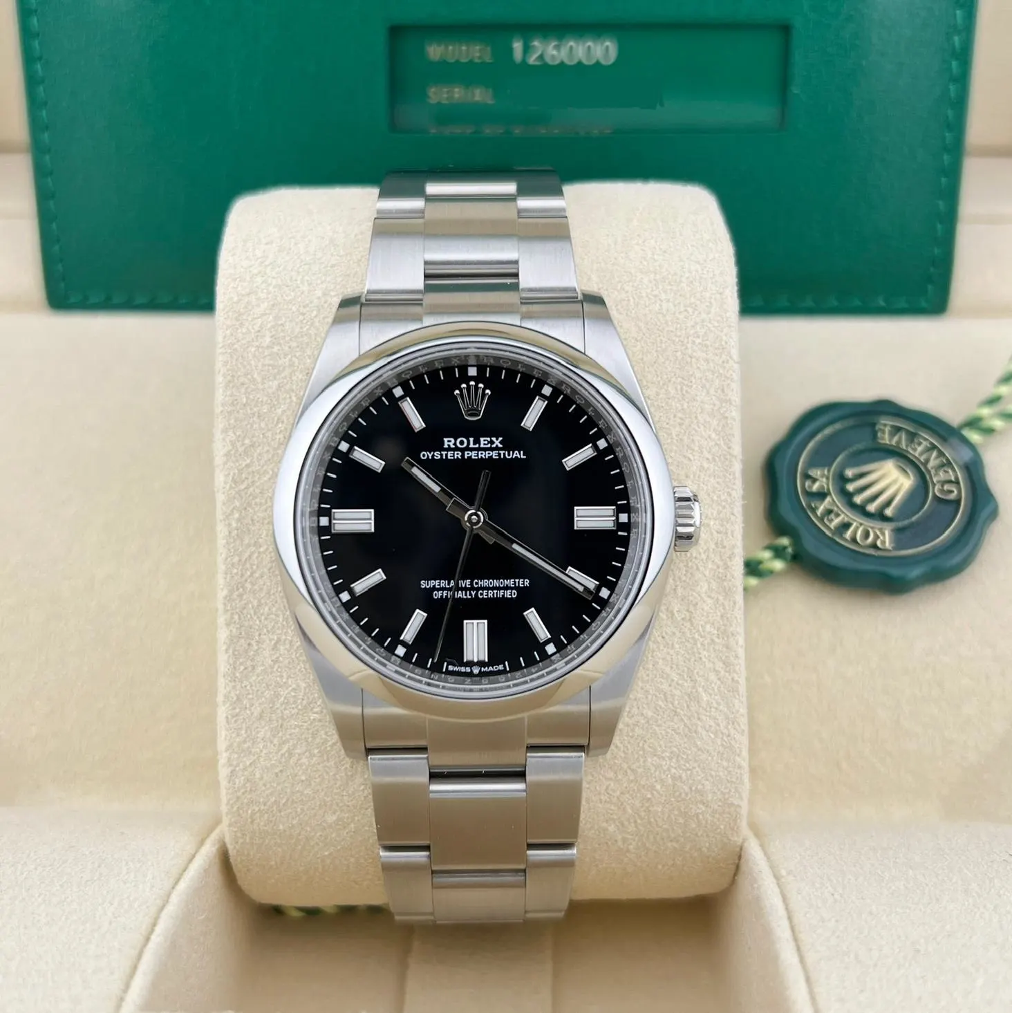 2023 Rolex Oyster Perpetual 36 Black 126000-0002 Listing Image 1