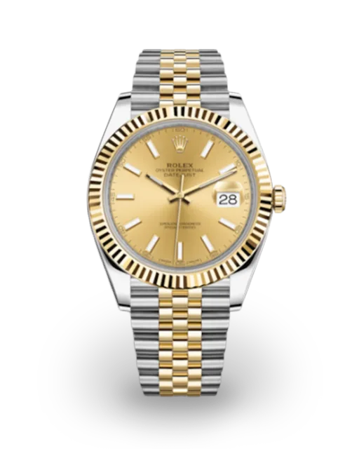 Rolex Datejust 41 Two-Tone / Fluted / Champagne / Jubilee 126333-0010  Model Image