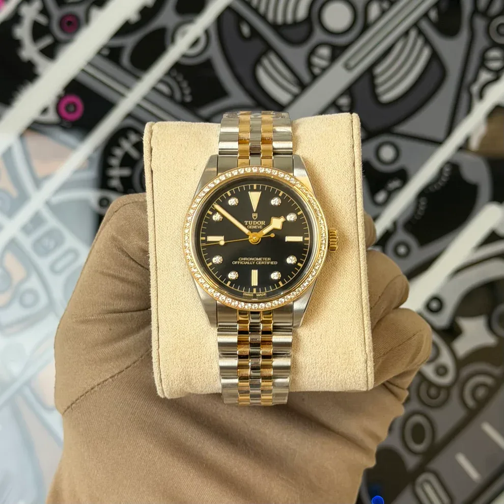 2025 Tudor Black Bay 36 S&G / Diamond-Set / Black / Diamond-Set / Bracelet M79653-0005