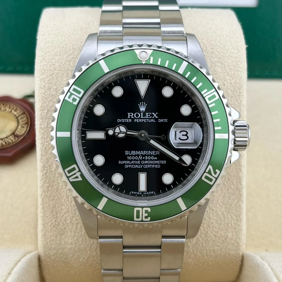 2009 Rolex Submariner Date "Kermit" 16610LV Listing Image 1