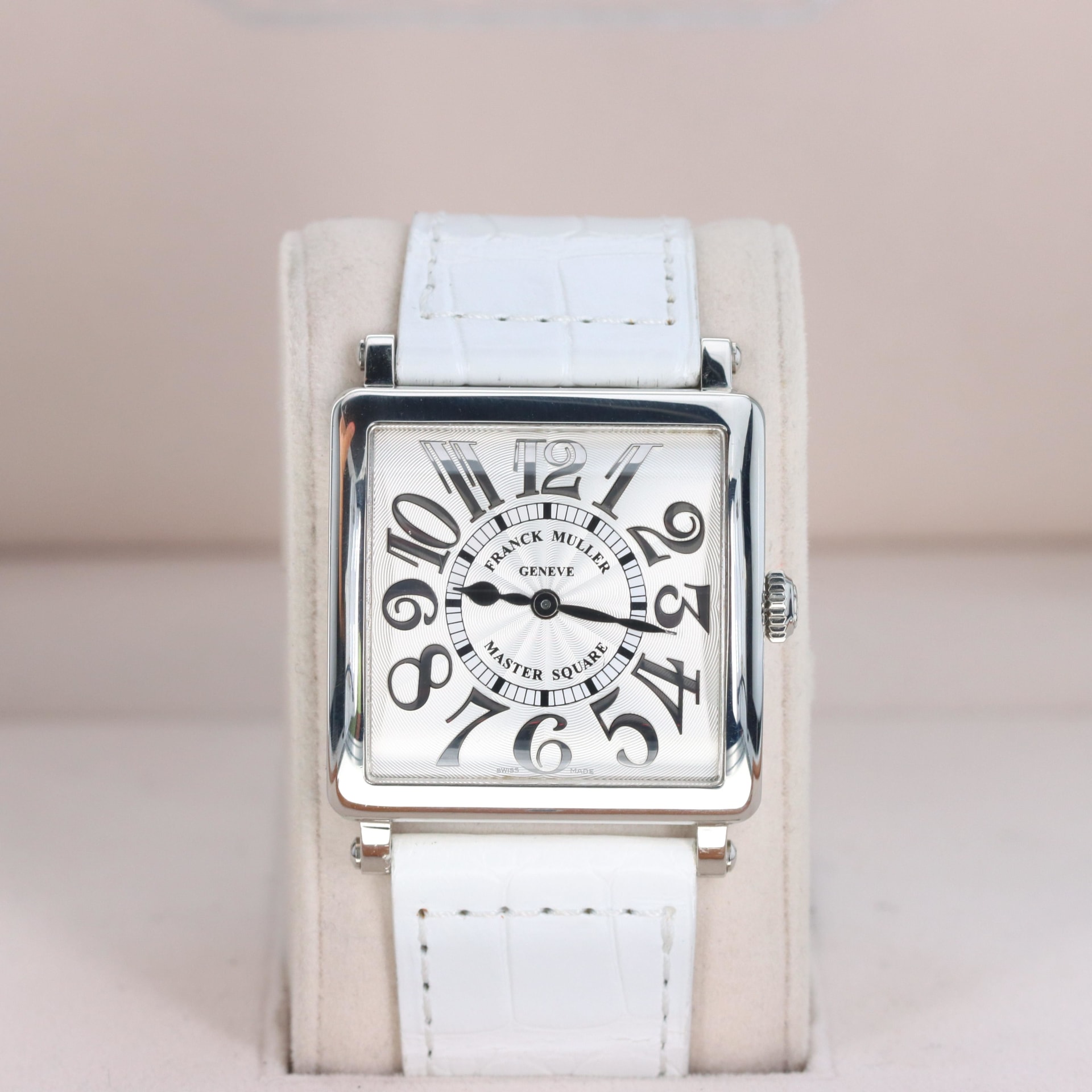 Franck Muller Master Square Steel / Silvered 6002 M QZ R