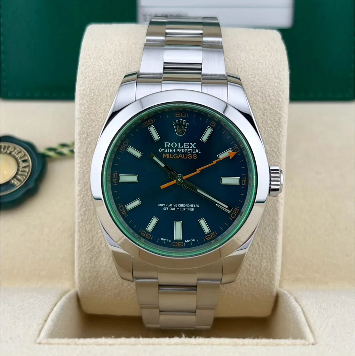 2016 Rolex Milgauss Blue 116400GV-0002 Listing Image 3