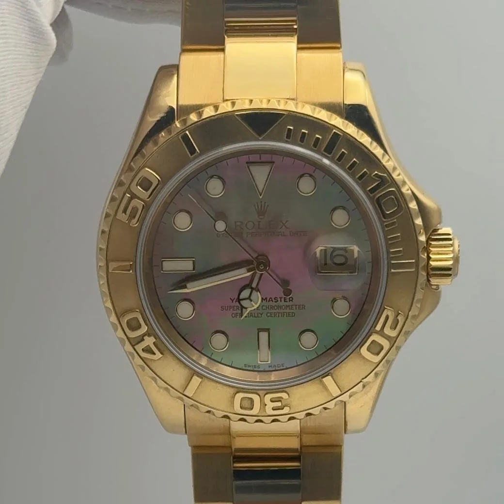 2002 Rolex Yacht-Master 40 Yellow Gold / Tahitian MOP 16628