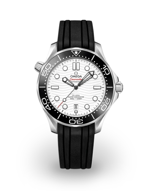 Omega Seamaster Diver 300M Master Co-Axial 42 Stainless Steel / White / Rubber 210.32.42.20.04.001  Model Image