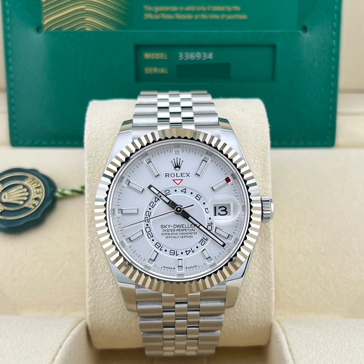 2023 Rolex Sky-Dweller Steel / White / Jubilee 336934-0004 Listing Image