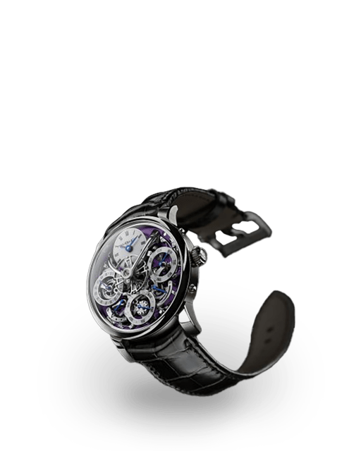 MB&F Legacy Machine Perpetual White Gold Purple Watches