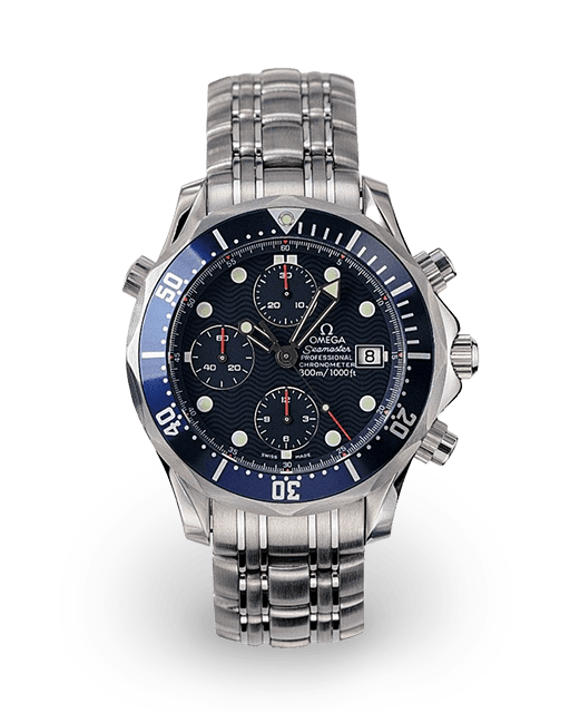 Omega Seamaster 300M Chrono Diver Blue 2599.80.00 Watches Bezel