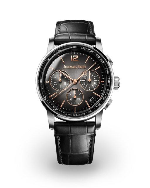 Audemars Piguet  Code 11.59 Chronograph White Gold / Gray / Alligator 26393CR.OO.A002CR.01 Model Image