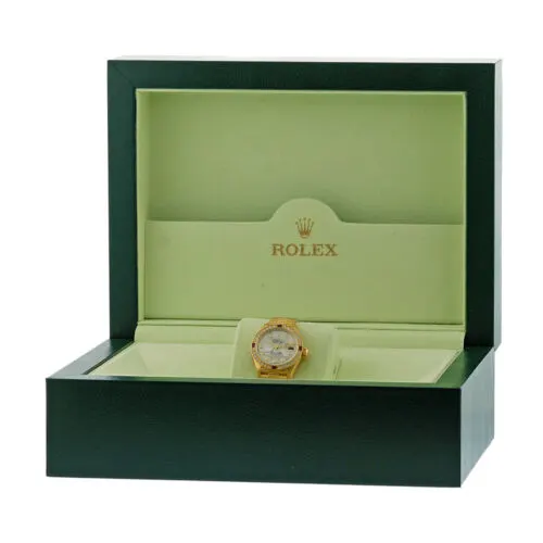 Rolex Lady-Datejust Yellow Gold / Gem-Set / MOP / Diamond-Set / President 79068 Listing Image 4