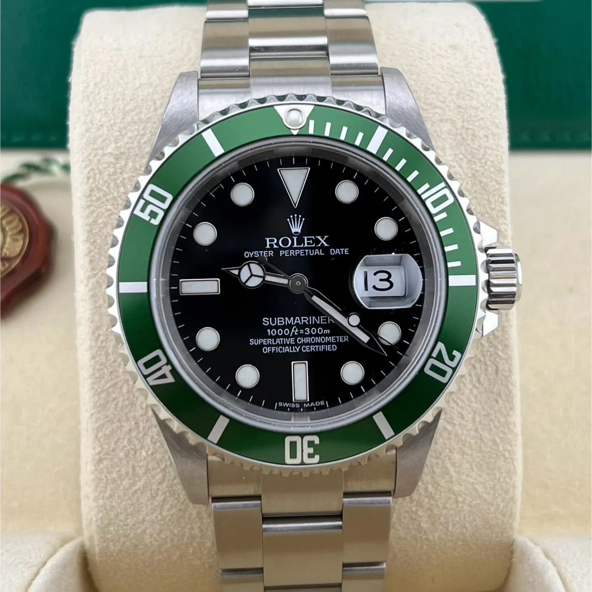 2007 Rolex Submariner Date "Kermit" 16610LV Listing Image 1