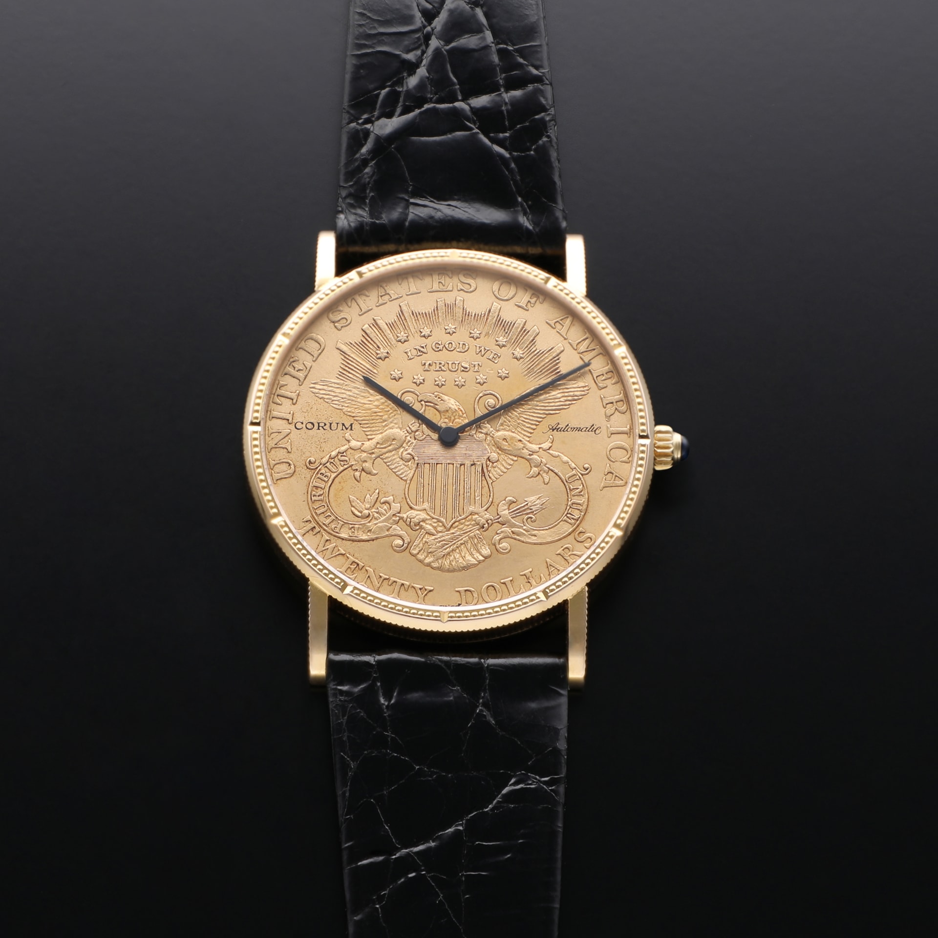 Auction: Corum Heritage 20 Dollar Eagle American Coin Yellow Gold