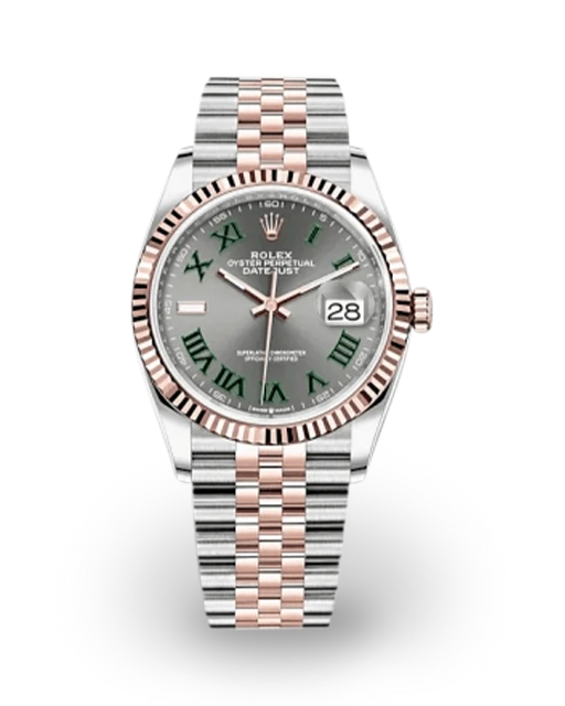 Rolex Datejust 36 Two-Tone "Wimbledon" Fluted / Jubilee 126231-0029  Model Image