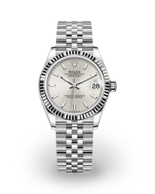 Rolex Datejust 31 Fluted / Silver / Jubilee 278274-0012  Model Image