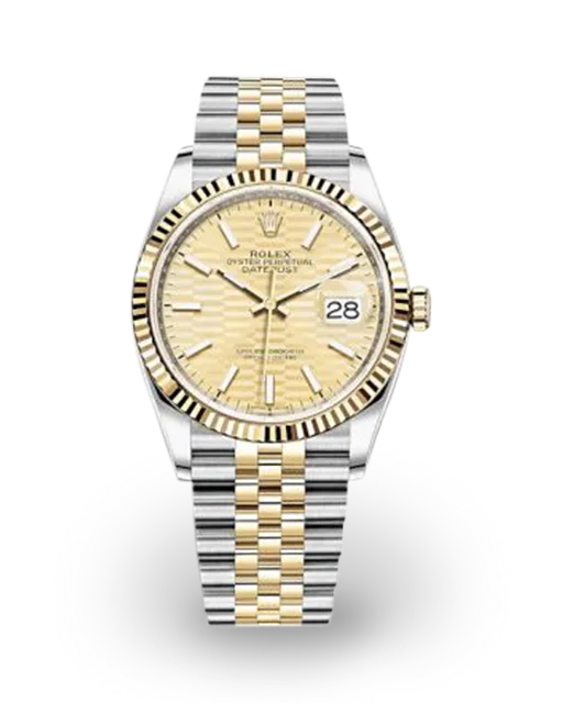 Rolex Datejust 36 Two-Tone Fluted / Fluted-Motif / Jubilee 126233-0039  Model Image