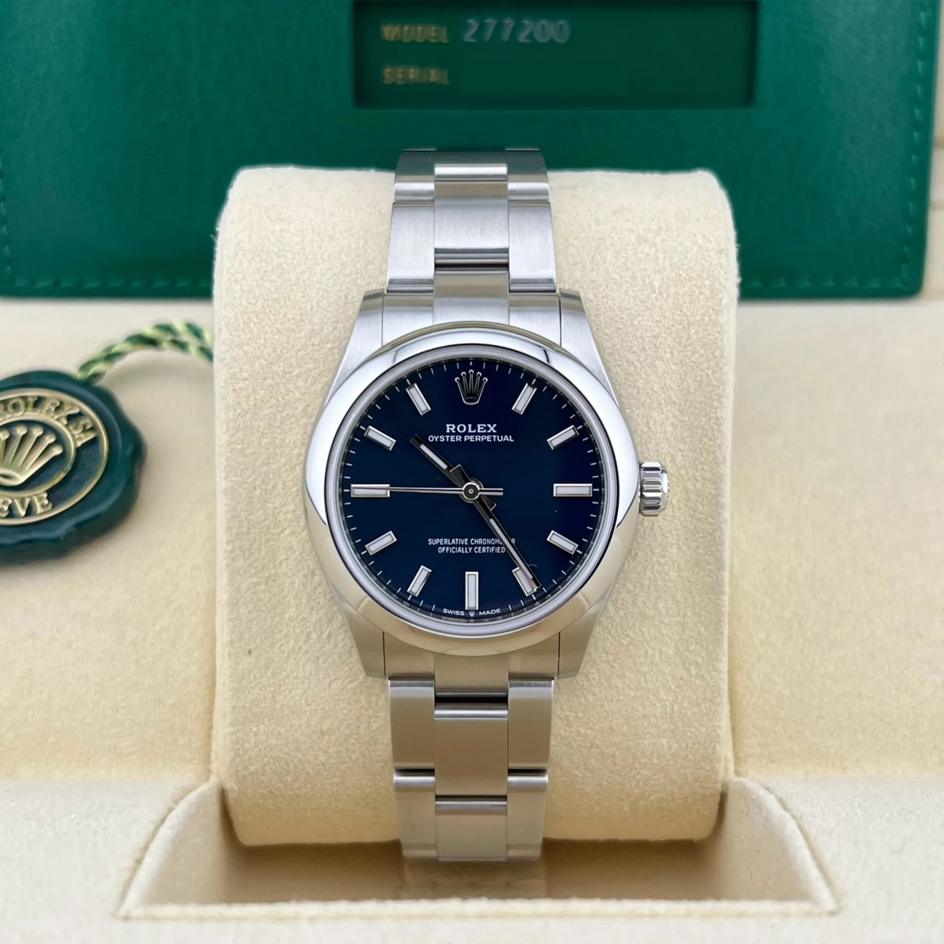2023 Rolex Oyster Perpetual 31 Blue 277200-0003 Listing Image