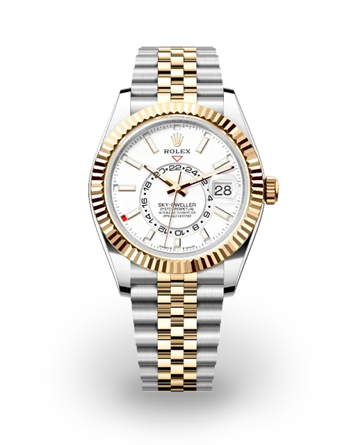 Rolex Sky-Dweller Two-Tone / White / Jubilee 336933-0006  Model Image