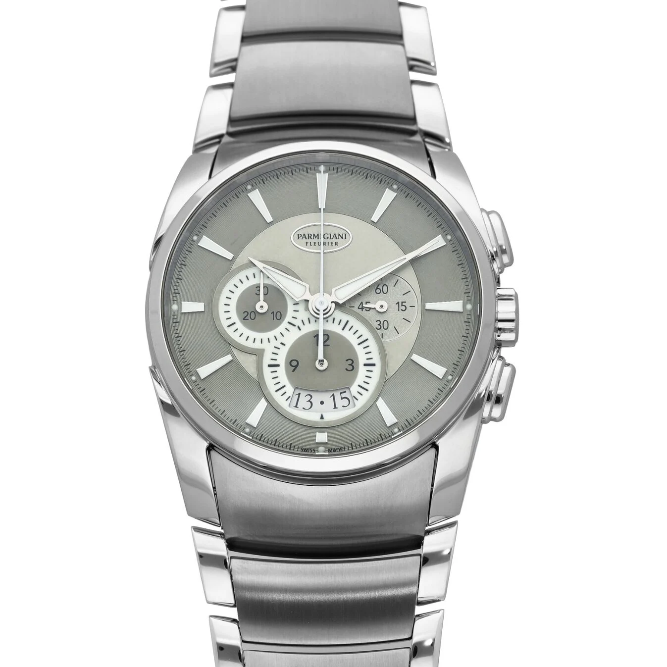 Parmigiani Fleurier Tonda Metrographe Stainless Steel / Mint / Bracelet PFC274-0005600-B33002