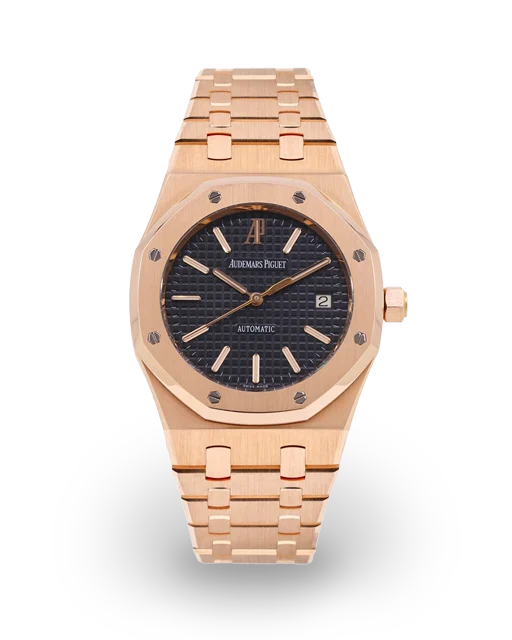 Audemars Piguet  Royal Oak 39 Rose Gold / Black / Bracelet 15300OR.OO.D002CR.01 Model Image
