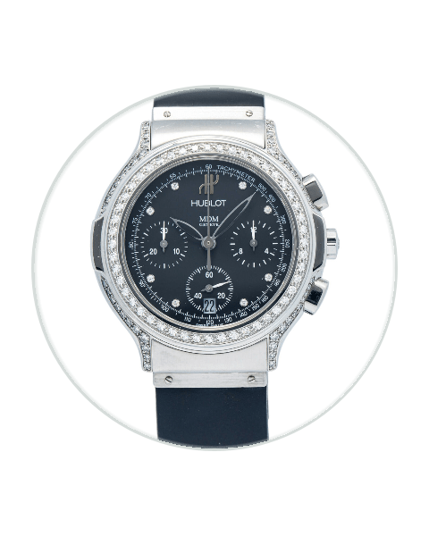 Black Dial Hublot MDM Watches | Bezel