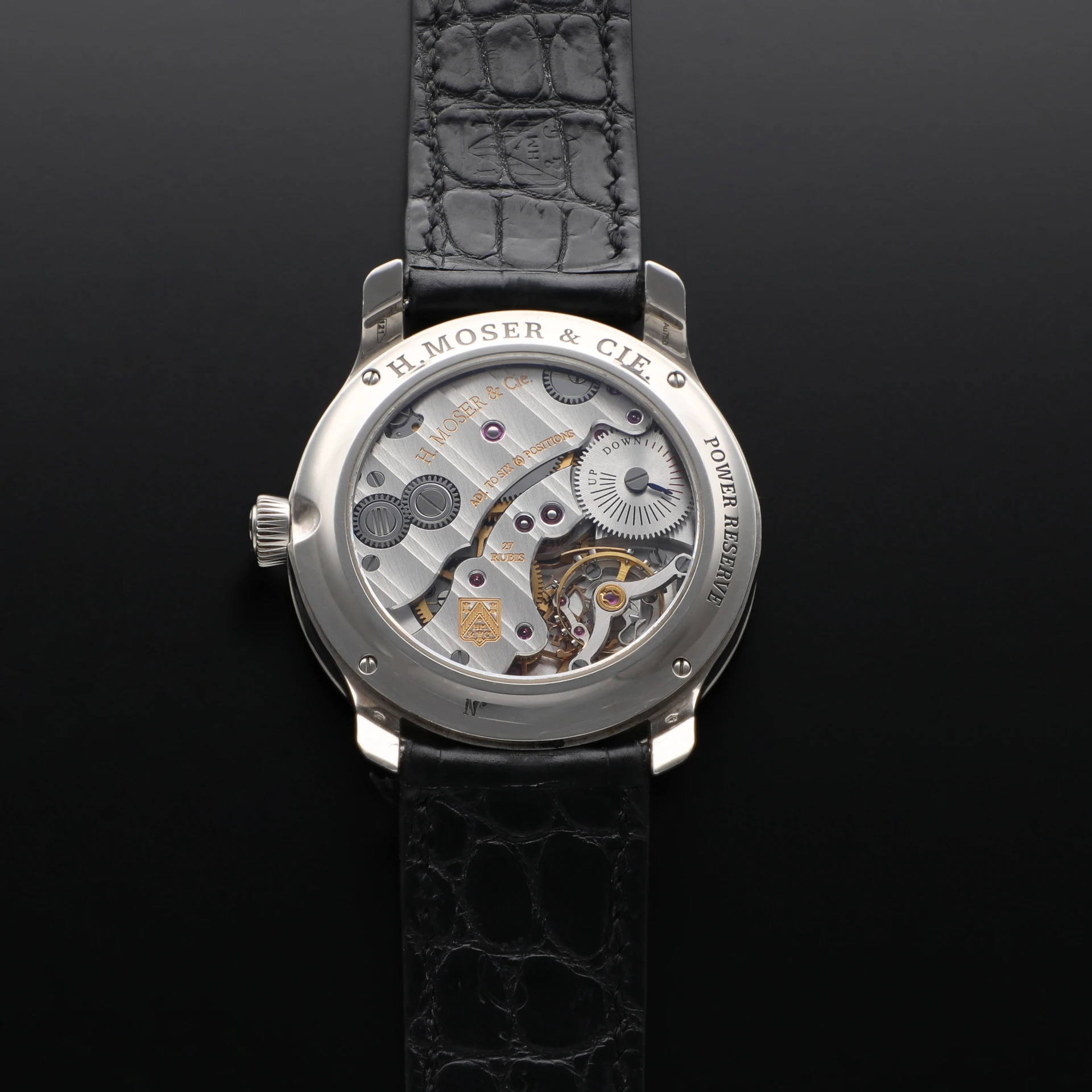 Auction: H. Moser & Cie Mayu Marrone 38.8 White Gold / Brown