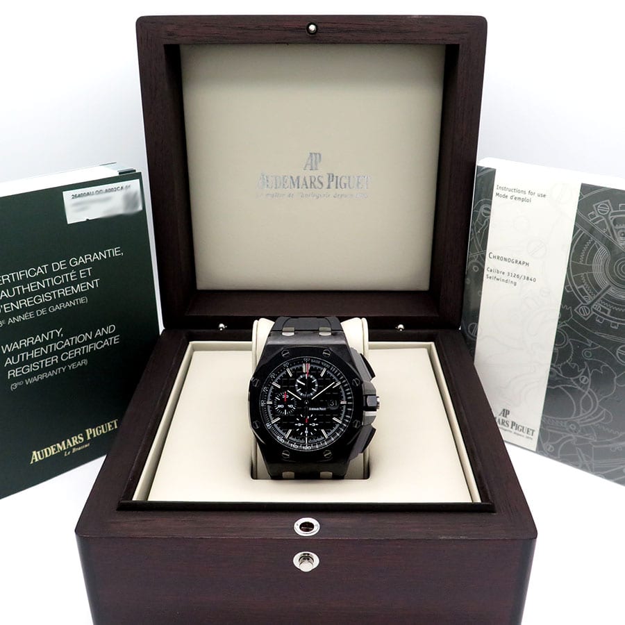 【非売品】Audemars Piguet ブラックボールペン 専用ケース付き Audemars Piguet Royal Oak Offshore Chronograph 44 Forged Carbon