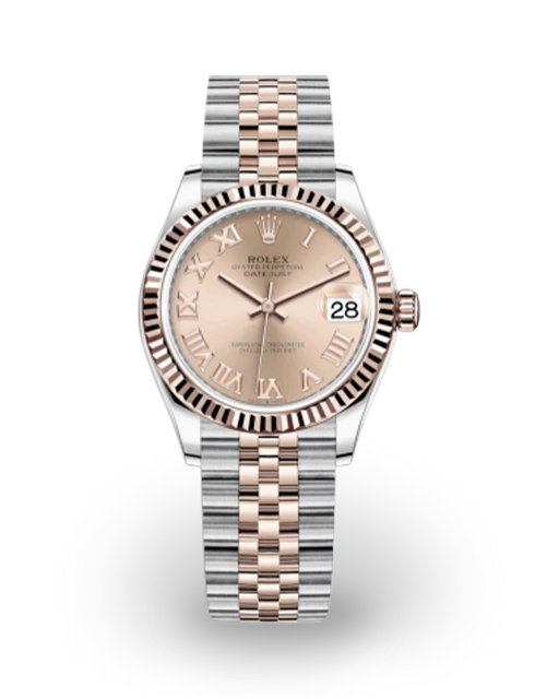 Rolex Datejust 31 Two-Tone / Fluted / Rosé / Roman / Jubilee 278271-0006  Model Image