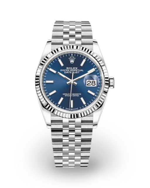 Rolex Datejust 36 Steel / Fluted / Blue / Jubilee 126234-0017  Model Image