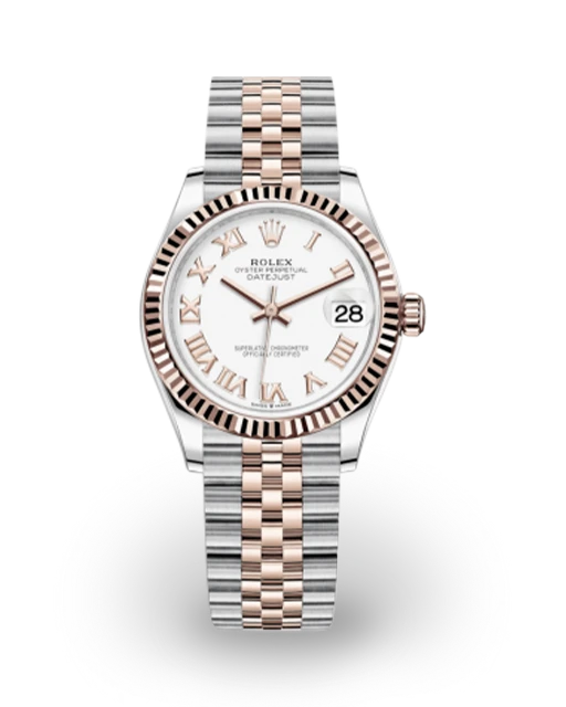 Rolex Datejust 31 Two-Tone / Fluted / White / Roman / Jubilee 278271-0002  Model Image