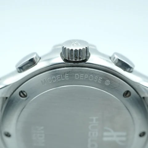 Hublot MDM Chronograph 36 Steel / Diamond-Set / Red