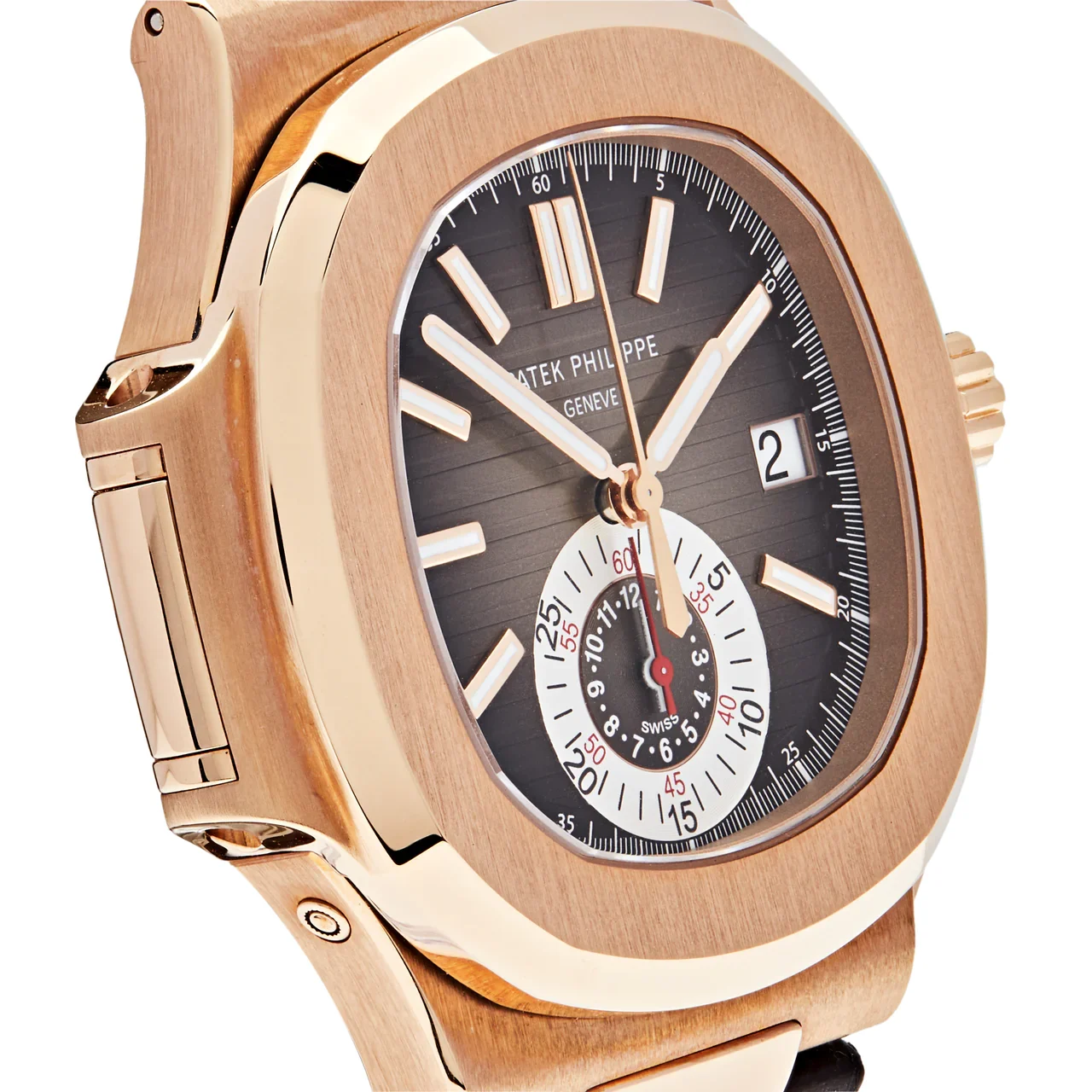 2022 Patek Philippe Nautilus Chronograph Rose Gold / Brown 5980R-001 Listing Image 3