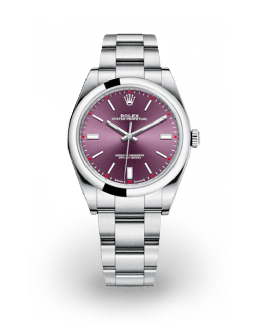 Rolex 114300 red grape sale